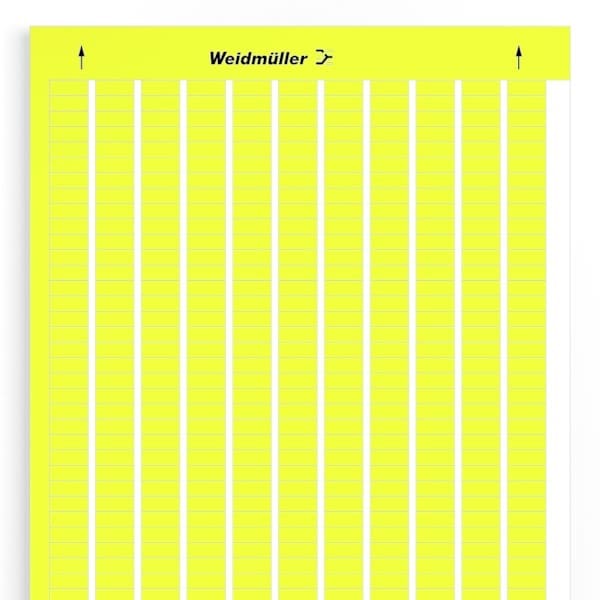 WEIDMÜLLER - Gerätemarkierung, selbstklebend, 15.2mm, Polyester, PVC frei, gelb