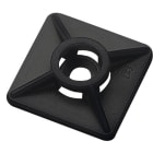 WEIDMÜLLER - Kabelbinderhalter, selbstklebend,mAx. Kabelbinderbreite: 3.6mm, schwarz