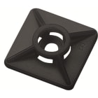 WEIDMÜLLER - Kabelbinderhalter, selbstklebend,mAx. Kabelbinderbreite: 4.8mm, schwarz