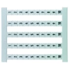 WEIDMÜLLER - Klemmenmarkierung, Raster 6mm, Zahlen, senkrecht, weiß