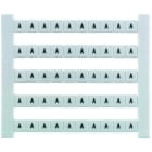 WEIDMÜLLER - Klemmenmarkierung, Raster 5mm, Buchstaben, groß, waagr., ws