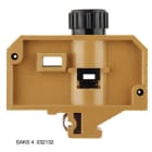 WEIDMÜLLER - Sicherungs-Reihenklemme, Schraubanschl, 10mm², 400V, 16A, E14, mittelgelb