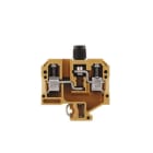 WEIDMÜLLER - Sicherungs-Reihenklemme, Schraubanschl, 10mm², 500V, 10A, gelb