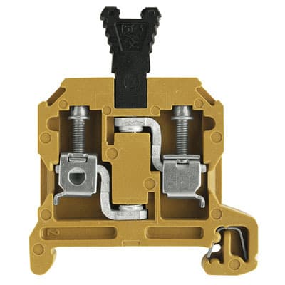 WEIDMÜLLER - Prüftrenn-Reihenklemme SAK, Schraub, 4mm², 400V, 25A, gelb