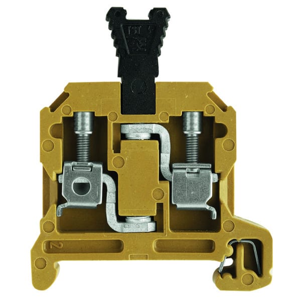 WEIDMÜLLER - Prüftrenn-Reihenklemme SAK, Schraub, 4mm², 400V, 25A, gelb