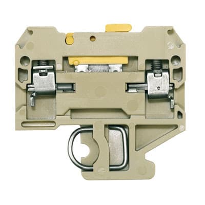 WEIDMÜLLER - Prüftrenn-Reihenklemme SAK, Schraub, 4mm², 400V, 10A, beige/gelb
