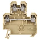 WEIDMÜLLER - Mehrstock-Reihenklemme, Schraubanschl, 4mm², 500V, 32A, beige/gelb