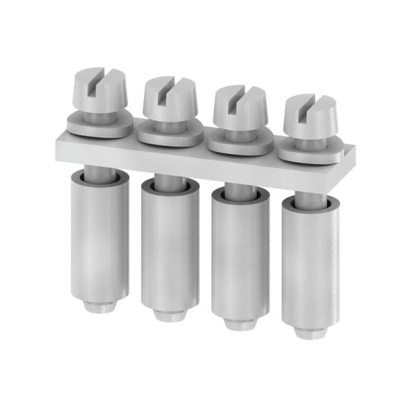 WEIDMÜLLER - Querverbinder, geschraubt, Pole:4, Raster 5mm, 24A, grau