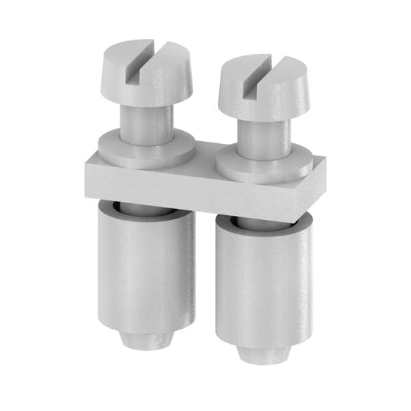 WEIDMÜLLER - Querverbinder, geschraubt, Pole:2, Raster 5.1mm, 24A, grau