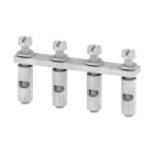 WEIDMÜLLER - Querverbinder, geschraubt, Pole:4, Raster 6mm, 76A, grau