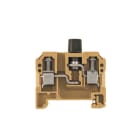 WEIDMÜLLER - Sicherungs-Reihenklemme, Schraubanschl, 10mm², 500V, 10A, mittelgelb