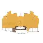 WEIDMÜLLER - Prüftrenn-Reihenklemme WDT, Schraub, 1.5mm², 250V,10A,dbeige/gelb