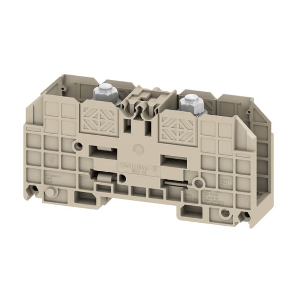WEIDMÜLLER - Bolzenklemme, Bolzen, 35mm², 1000V, 125A, M 6, TS 35, dunkelbeige