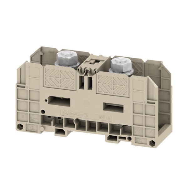 WEIDMÜLLER - Bolzenklemme, Bolzen, 120mm², 1000V, 269A, M 10, TS 35, dunkelbeige