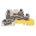 WEIDMÜLLER - Mehrstock-Reihenklemme, Schraubanschl, 2.5mm², 400V, 24A, dunkelbeige