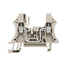 WEIDMÜLLER - Bauelement-Reihenklemme, Schraubanschl, 4mm², 250V, 32A, TS35, dunkelbeige