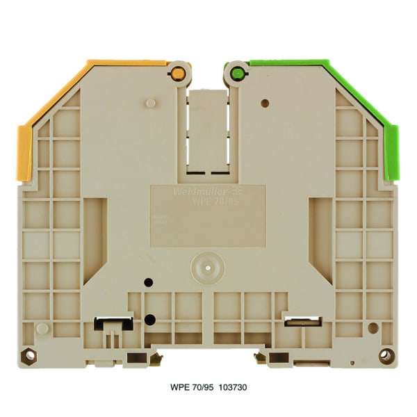 WEIDMÜLLER - Schutzleiter-Reihenklemme, Schraubanschl, 95mm², 1000V, grün/gelb