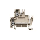 WEIDMÜLLER - Mehrstock-Reihenklemme, Schraubanschl, 2.5mm², 400V, 18.5A, dunkelbeige