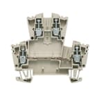 WEIDMÜLLER - Mehrstock-Reihenklemme, Schraubanschl, 2.5mm², 400V, 24A, dunkelbeige
