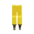 WEIDMÜLLER - Querverbinder, geschraubt, Pole:2, Raster 5.1mm, Isoliert, 32A, gelb