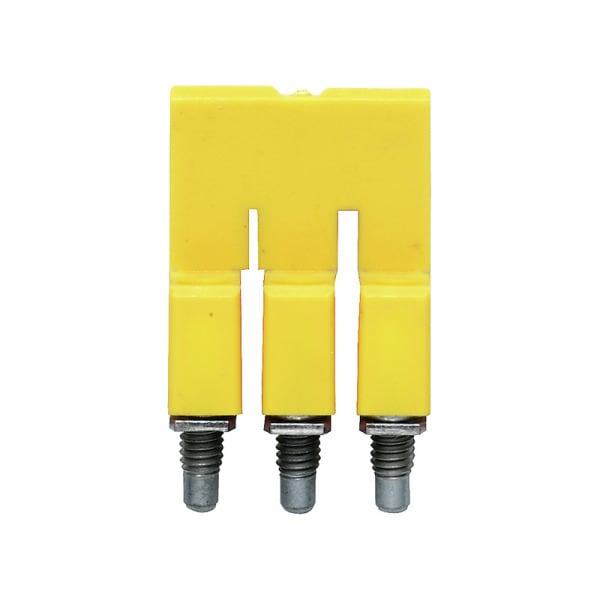 WEIDMÜLLER - Querverbinder, geschraubt, Pole:3, Raster 5.1mm, Isoliert, 32A, gelb