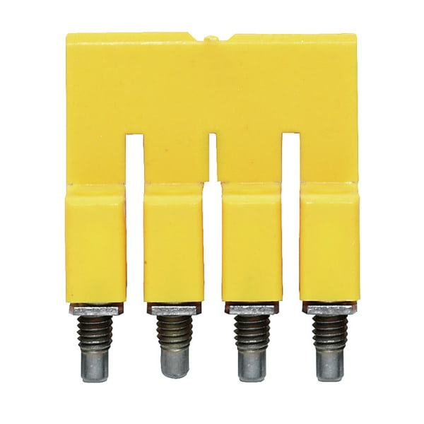 WEIDMÜLLER - Querverbinder, geschraubt, Pole:4, Raster 5.1mm, Isoliert, 32A, gelb