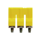 WEIDMÜLLER - Querverbinder, geschraubt, Pole:3, Raster 8mm, Isoliert, 57A, gelb
