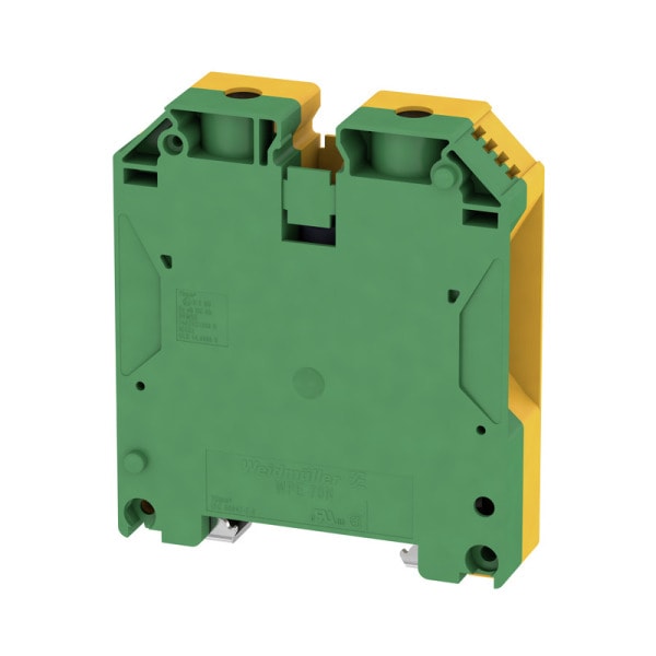 WEIDMÜLLER - Schutzleiter-Reihenklemme, Schraubanschl, 70mm², 1000V, grün/gelb