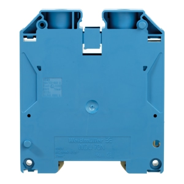 WEIDMÜLLER - Durchgangs-Reihenklemme, Schraubanschl, 70mm², 1000V, 192A, blau