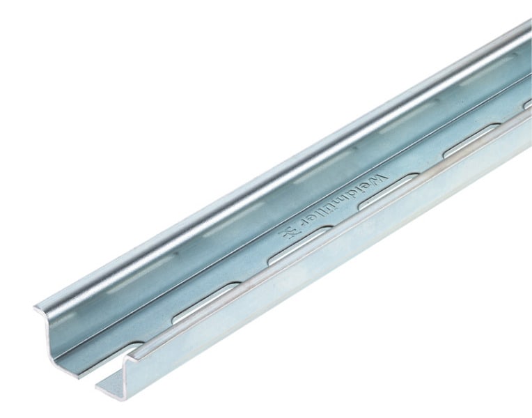 WEIDMÜLLER - Tragschiene mit Langloch, 35x15x2000mm, 5.2x25mm, Stahl, verzinkt, passiviert