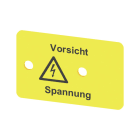 WEIDMÜLLER - Klemmenabdeckung, PVC, gelb, H:39.6mm, B:25mm, T:1mm