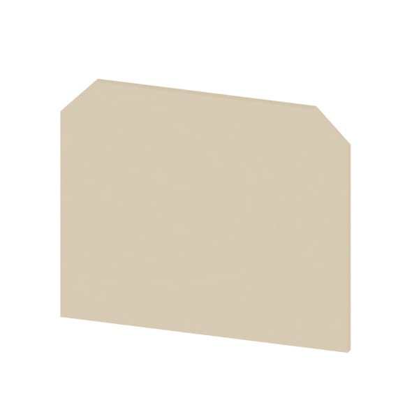 WEIDMÜLLER - Abschlussplatte (Klemmen), 50x1.5mm, beige