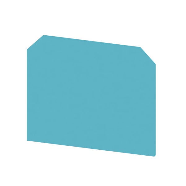 WEIDMÜLLER - Abschlussplatte (Klemmen), 50x1.5mm, blau