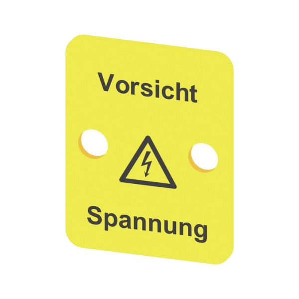 WEIDMÜLLER - Klemmenabdeckung, PVC, gelb, H:25mm, B:19.5mm, T:1mm