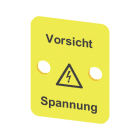 WEIDMÜLLER - Klemmenabdeckung, PVC, gelb, H:25mm, B:19.5mm, T:1mm
