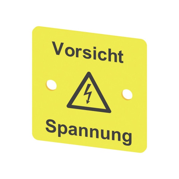 WEIDMÜLLER - Klemmenabdeckung, PVC, gelb, H:36mm, B:36mm, T:1mm