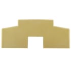 WEIDMÜLLER - Klemmenabdeckung, PA66, beige, H:186mm, B:38mm, T:78mm