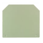 WEIDMÜLLER - Abschluss- und Zwischenplatte (Klemmen), Abschlussplatte, 56x1.5mm, dunkelbeige
