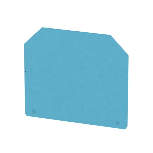 WEIDMÜLLER - Abschluss- und Zwischenplatte (Klemmen), Abschlussplatte, 56x1.5mm, blau