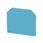 WEIDMÜLLER - Abschluss- und Zwischenplatte (Klemmen), Abschlussplatte, 56x1.5mm, blau