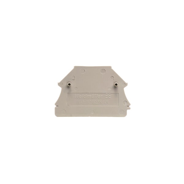 WEIDMÜLLER - Abschlussplatte (Klemmen), 44x1.5mm, dunkelbeige