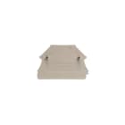 WEIDMÜLLER - Abschlussplatte (Klemmen), 44x1.5mm, dunkelbeige