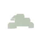 WEIDMÜLLER - Abschlussplatte (Klemmen), 94.5x1.5mm, dunkelbeige