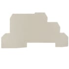 WEIDMÜLLER - Abschlussplatte (Klemmen), 90x1.5mm, dunkelbeige