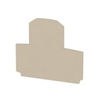WEIDMÜLLER - Abschlussplatte (Klemmen), 60x1.5mm, dunkelbeige