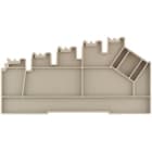 WEIDMÜLLER - Abschlussplatte (Klemmen), 89.2x5mm, dunkelbeige