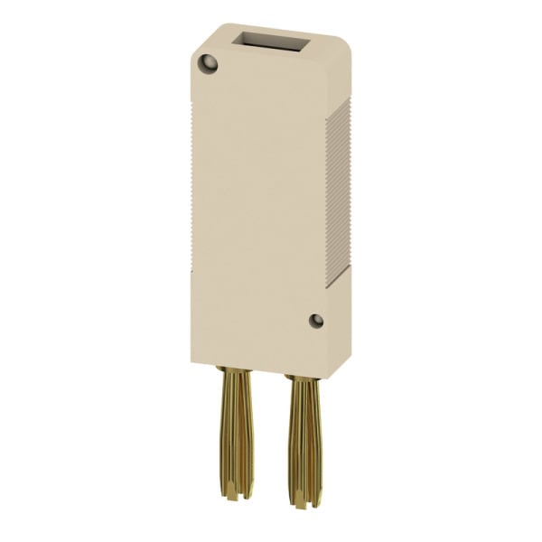 WEIDMÜLLER - Querverbinder, gesteckt, Pole:2, Raster 12mm, Isoliert, 44 A, beige