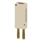 WEIDMÜLLER - Querverbinder, gesteckt, Pole:2, Raster 12mm, Isoliert, 44 A, beige