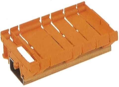 WEIDMÜLLER - Rastfuß, RS 70 orange, Rastfuß, Breite: 10mm