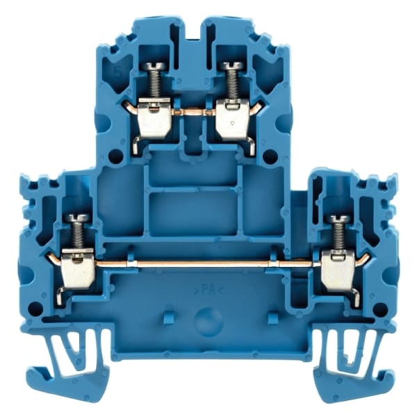 WEIDMÜLLER - Mehrstock-Reihenklemme, Schraubanschl, 2.5mm², 800V, 24A, blau
